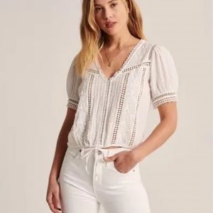NWT Abercrombie lace top